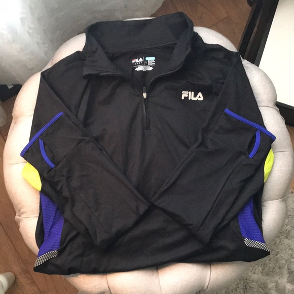 Fila Sport Performance Running Quarter Zip Top - Picture 1 of 8